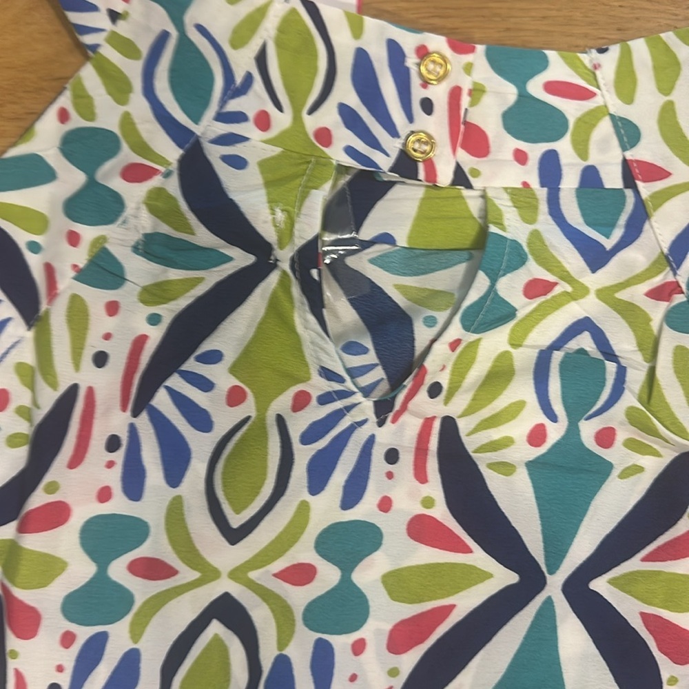 NWT Buckhead Betties Halter Dress | Colorful Preppy Shift Palm Beach Style - Picture 5 of 7